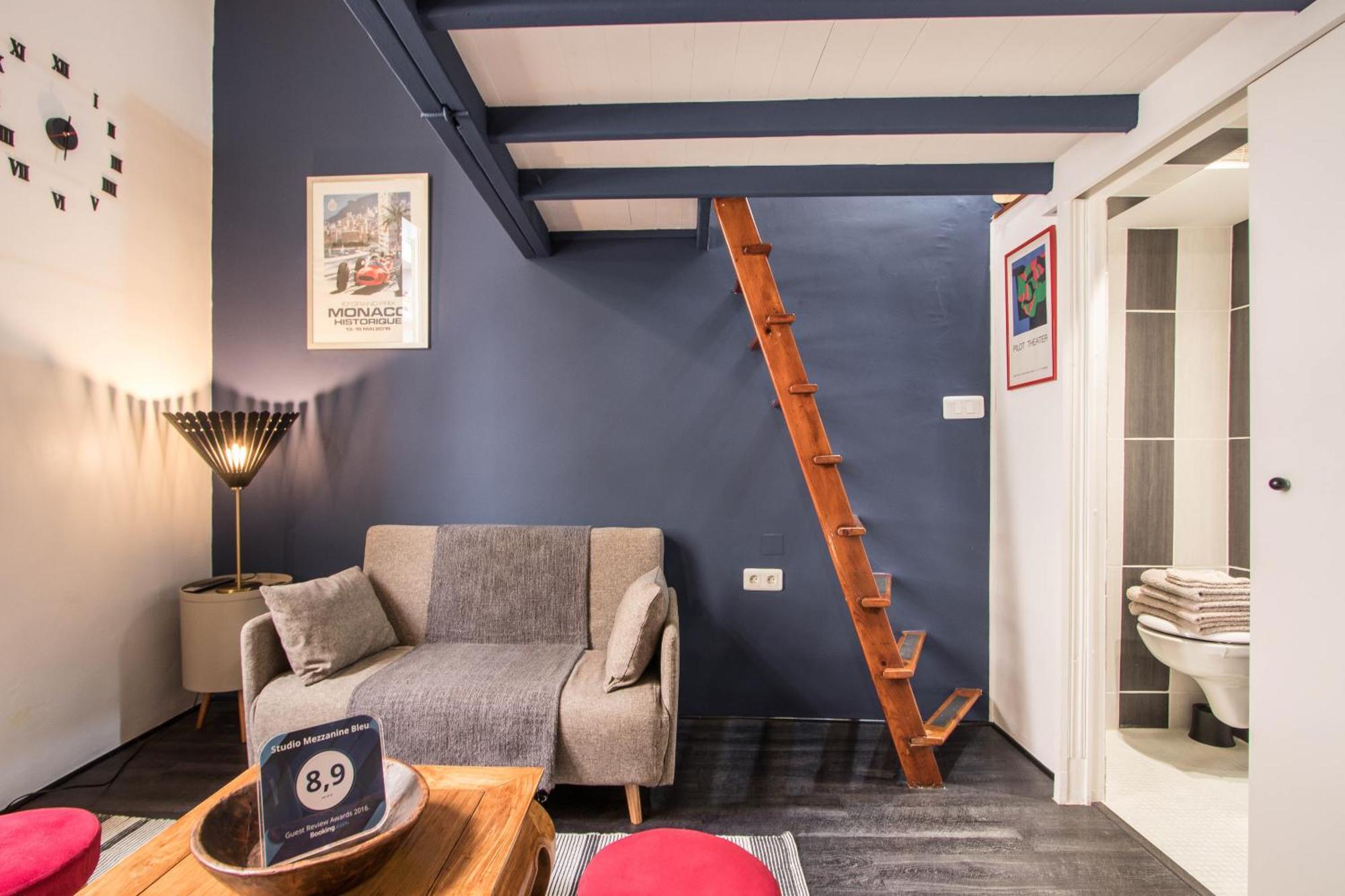 Studio Mezzanine Bleu Roquebrune-Cap-Martin Eksteriør billede